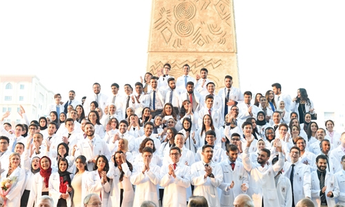 RCSI Bahrain celebrates white coat ceremony