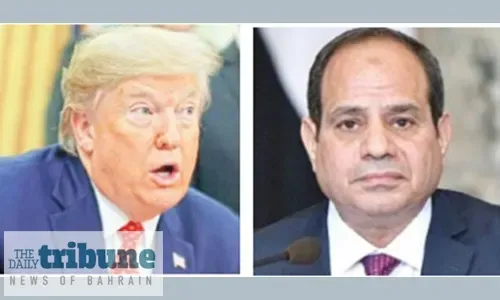 ترامب والسيسي يتفقان على ضرورة إنهاء الصراع في ليبيا