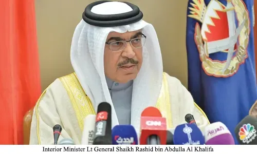 وزير الداخلية: إيران تتدخل في الشؤون الداخلية لمملكة البحرين
