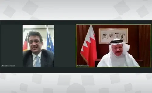 وزير الخارجية يبحث التعاون مع رئيس بعثة الاتحاد الأوروبي