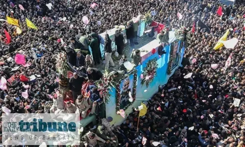 مقتل أكثر من 50 شخصاً في تدافع خلال جنازة قاسم سليماني في إيران