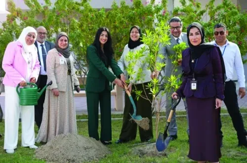 Bahrain Govt Hospitals Join National Tree Week with Tree Planting Initiative