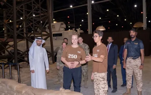 السفيرة الأمريكية تشيد بمعسكر "قدها"