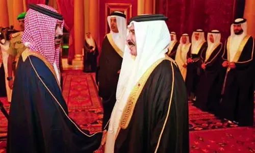 King vows progress march