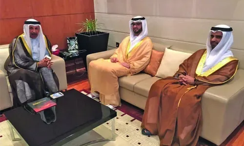 HM King’s Youth Advisor receives UAE Ambassador