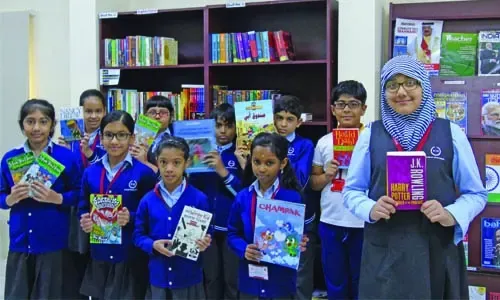 مدرسة البحرين الهندية تحتفل باليوم العالمي للكتاب