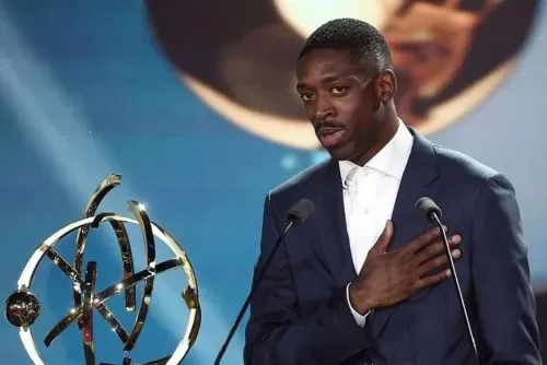 ديمبيلي يفوز بجائزة لاعب العام في فرنسا