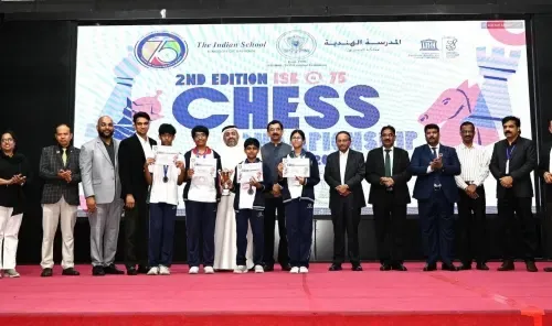 مدرسة نيو إنديان تفوز بلقب بطولة الشطرنج للمدارس التي نظمتها المدرسة الهندية