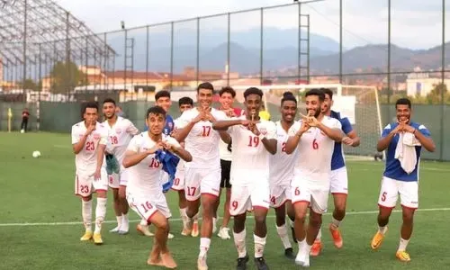 المنتخب الأولمبي البحريني يكتسح نادي الفيصلي السعودي في مباراة ودية