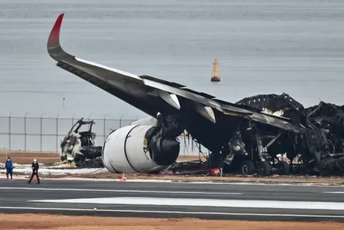 Japan Airlines says jet cleared to land before collision