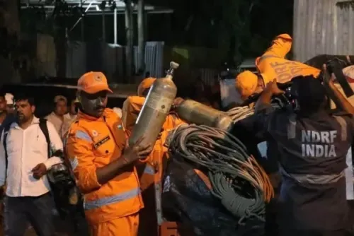 Nine Dead, 15 Trapped After India Tunnel Collapse