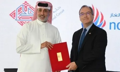 حلبة البحرين الدولية توقع اتفاقيتي شراكة رئيسيتين مع "نوجاهولدينج" و"بيون"