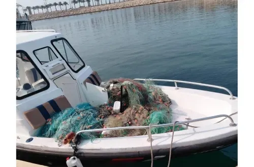 Coast Guard seizes illegal fishing gear