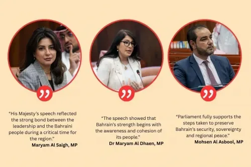 أعضاء مجلس النواب يؤيدون خطاب جلالة الملك في مجلس الوزراء حول الوحدة والأمن