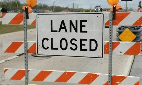 Lane closure
