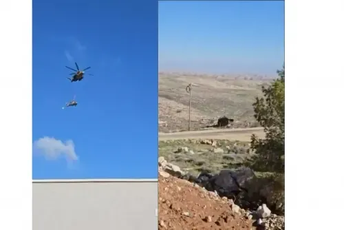 تحطم مروحية إسرائيلية أثناء عملية رفع جوي بعد انقطاع كابل الحمل