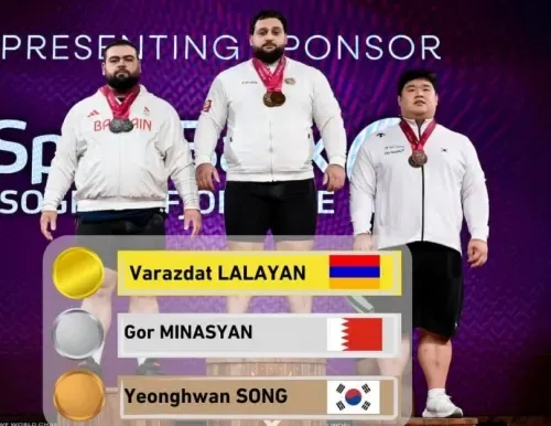 Manasyan Claims Triple Silver at World Weightlifting