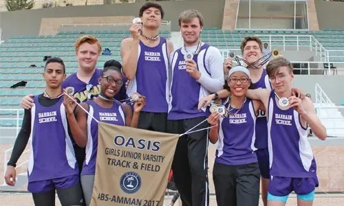 Bahrain School competes in Oasis track meet