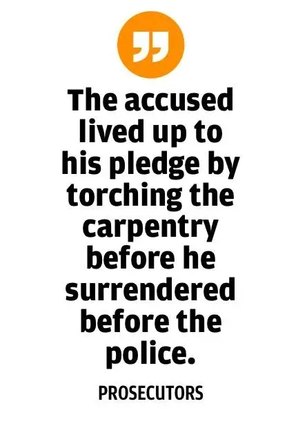 Carpenter sentenced for torching workshop