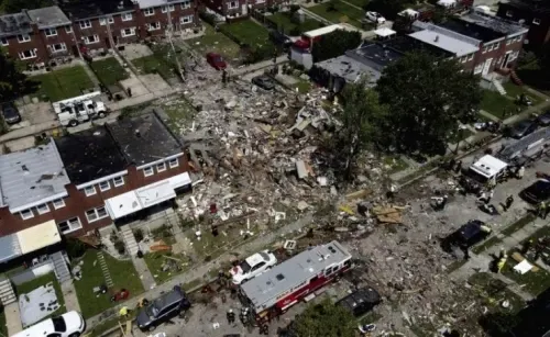 1 dead, 6 rescued after gas explosion in Baltimore
