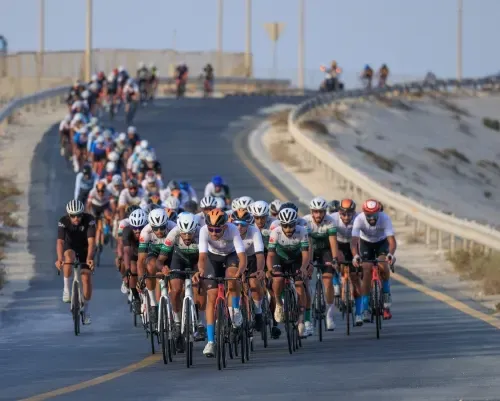 Mohammed wins cycling tour’s opening stage