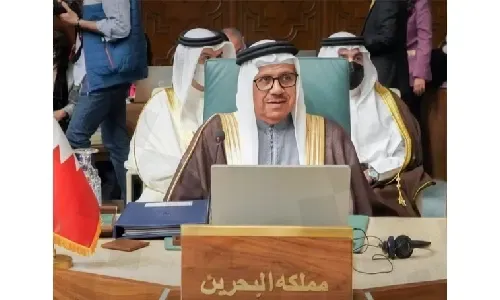 البحرين تدعو إلى حل سلمي للقضية الفلسطينية