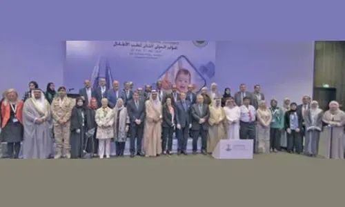 افتتاح مؤتمر اللؤلؤة الدولي الثاني لطب الأطفال
