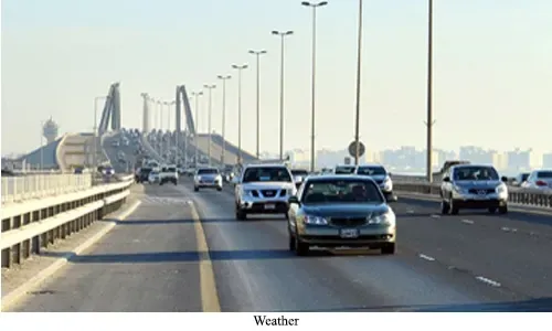 طقس دافئ مع تصاعد الأتربة