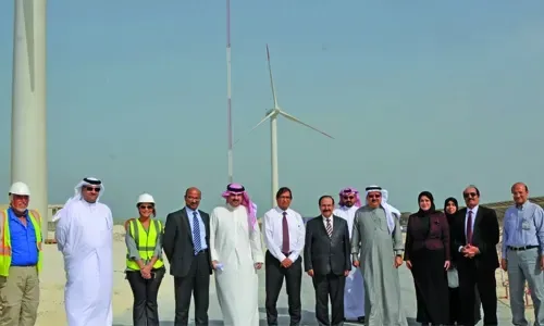 مشروع طاقة الرياح والشمس بقيمة 6.5 مليون دينار يسير وفق الجدول الزمني