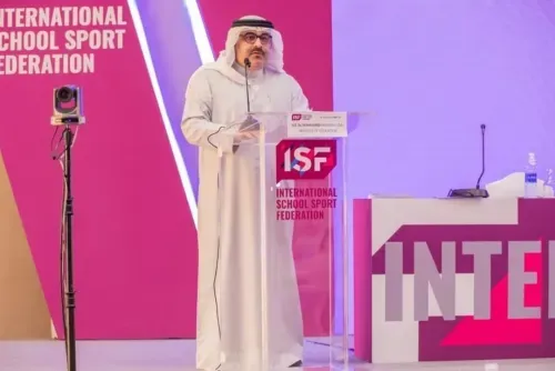 انطلاق فعاليات دورة الألعاب المدرسية الدولية (جمنازياد البحرين 2024) اليوم