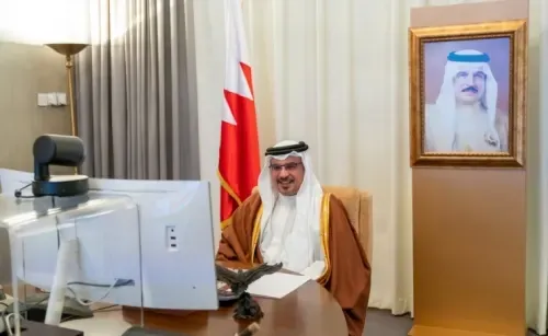 سمو ولي العهد يعقد اجتماعاً عن بُعد مع قائد الأسطول الخامس المنتهية فترة عمله