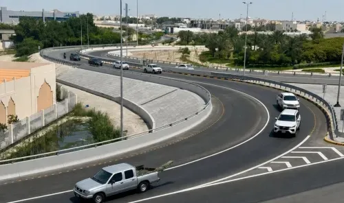 مسار انعطاف مزدوج جديد يحسن تدفق الحركة المرورية بنسبة 40%