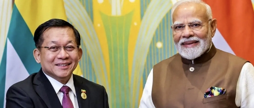 Myanmar President Arrives in India for Key Talks on National ties