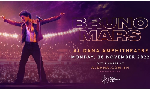 Bruno Mars to perform live at Al Dana Amphitheatre