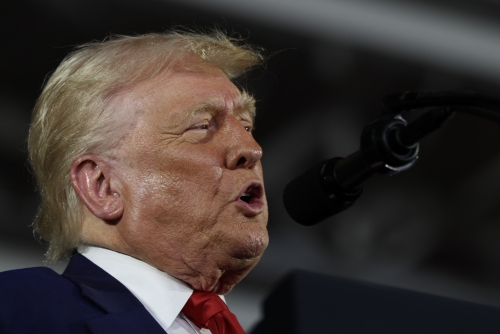 Trump blames Biden’s record after US economy shrinks Trump blames Biden’s record after US economy shrinks