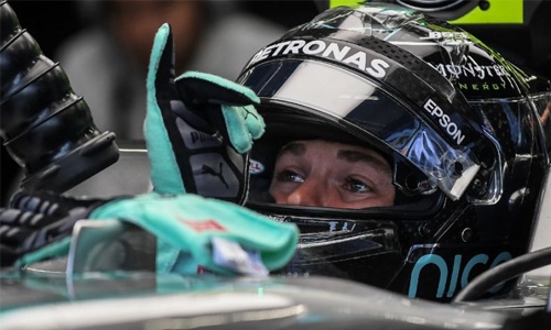 Rosberg flies, Hamilton skids, lizard foxes Verstappen