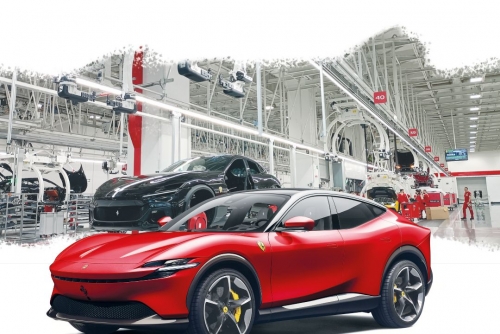 Ferrari goes electric with four-seat coupe