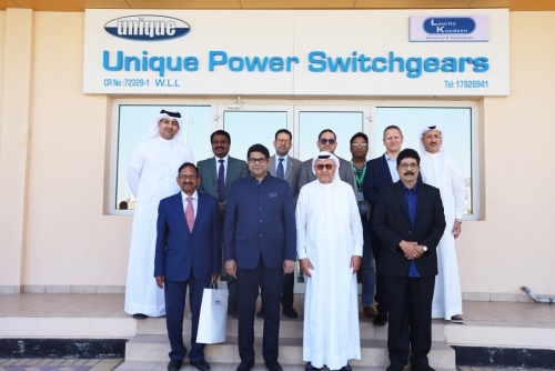Indian Ambassador to Bahrain Visits Unique Power Switchgears (UPS) W.L.L
