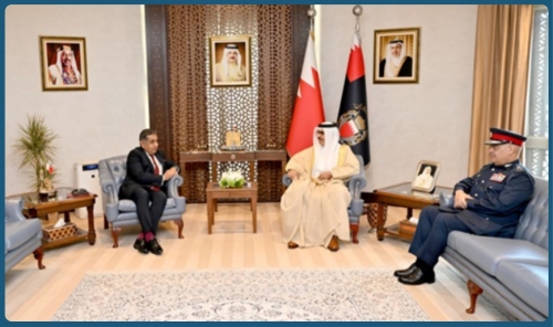 Bahrain Interior Minister Receives Former UK Minister for Middle East and North Africa