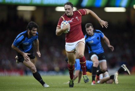 Allen hat-trick helps Wales past game Uruguay