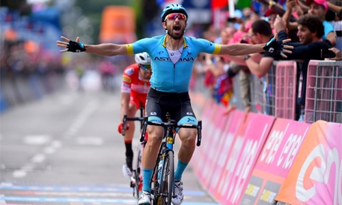 Dario Cataldo wins 15th stage of Giro Dario Cataldo wins 15th stage of Giro