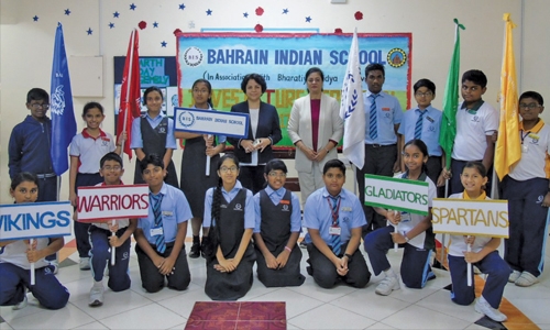 Bahrain Indian School investiture ceremony 