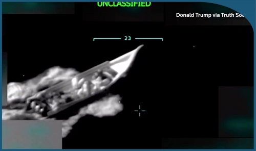 Trump Says US Forces Strike Drug Boat Linked to Venezuelan Gang