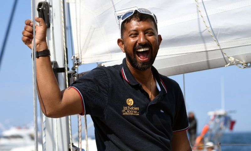 Injured Indian yachtsman plucked to safety 