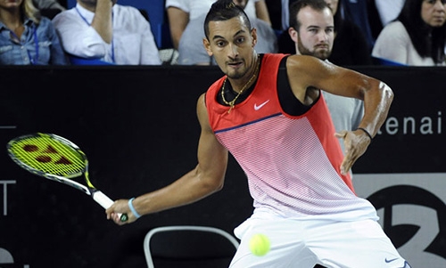Kyrgios overcomes discomfort to book Dubai semi-final Kyrgios overcomes discomfort to book Dubai semi-final
