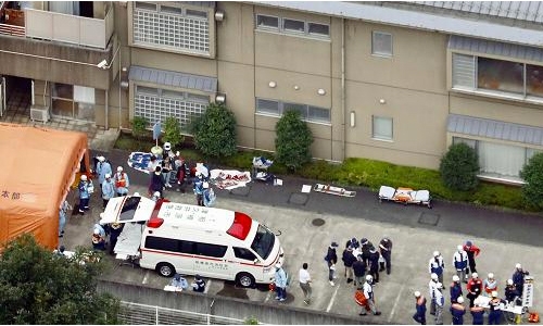 Ex-employee kills 19 in disabled home knife attack