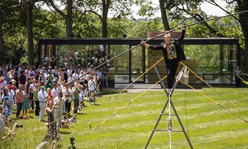 Tightrope virtuoso Petit still defying gravity as he nears 70