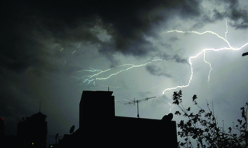 Stormy condition to sustain tonight through tomorrow