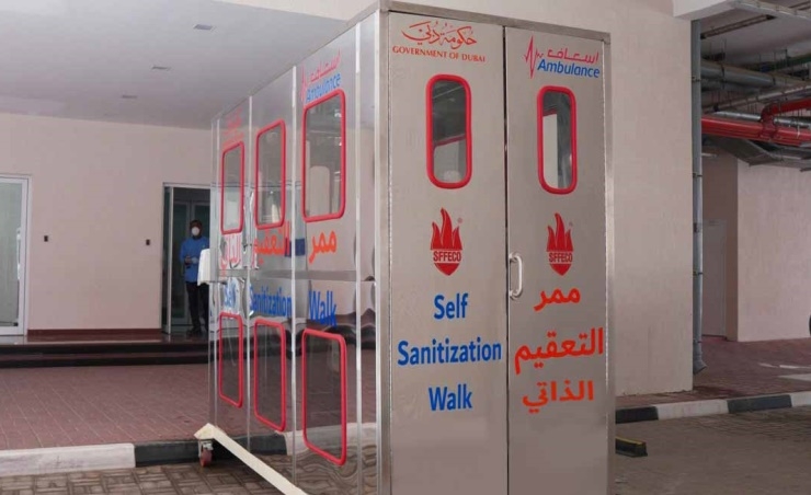 Dubai Ambulance launches ‘Self Sanitisation Walk’ device