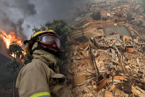Wildfires Sweep Across Chile, Killing 18 and Forcing Tens of Thousands to Flee